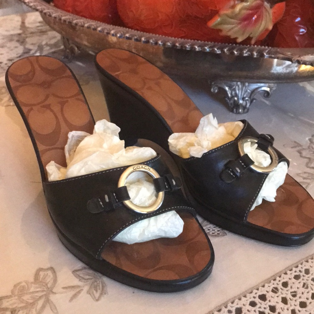 Coach wedges